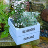 Personalised Wooden Crate Planter Box - Square