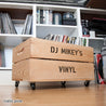 Personalised Record Storage Crate