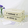 Personalised Wooden Wedding Post Box Crate - Large
