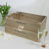 Personalised Wedding Crate with Ampersand - Large