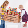 Wooden Personalised Christmas Gift Crate - Large