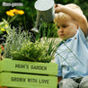 Personalised Wooden Garden Crate with Herb Seeds - Small
