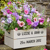 Wedding Anniversary Personalised Planter Crate - Large