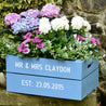 Personalised Wooden Crate Planter Box - Large