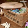 Small Personalised Crate with Lid