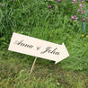 Personalised Wooden Wedding Sign