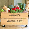 Personalised Wooden Vegetable Storage Crate
