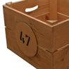 Personalised Square House Number Crate