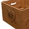 Personalised Square House Number Crate