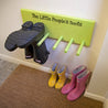 Personalised Wooden Welly Rack