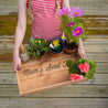 Personalised Wooden Garden Tray