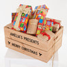Personalised Christmas Hamper Crate - Large
