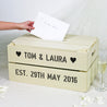 Personalised Wooden Wedding Post Box Crate - Large