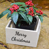 Personalised Christmas Plant Pot Holder