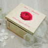 Personalised Wedding Flowers Keepsake Box