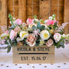 Personalised Wooden Wedding Crate - Small