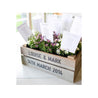 Personalised Wooden Wedding Crate - Small