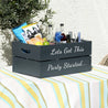 Personalised Wooden Party Crate