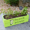 Personalised Gin Herb Windowsill Planter Crate