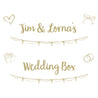 Personalised Wooden Celebration Crate