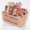 Wooden Personalised Christmas Gift Crate - Large