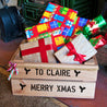 Personalised Christmas Hamper Crate - Small