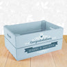 Personalised Engagement Wooden Gift Crate - Large