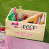 Mum You Rock Personalised Wooden Storage Crate - Large