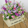 Wedding Anniversary Personalised Planter Crate - Large