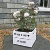 Wedding Anniversary Personalised Planter Crate - Square